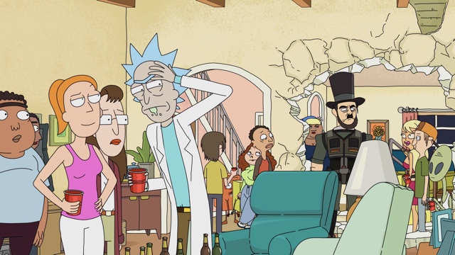 rick and morty party episode