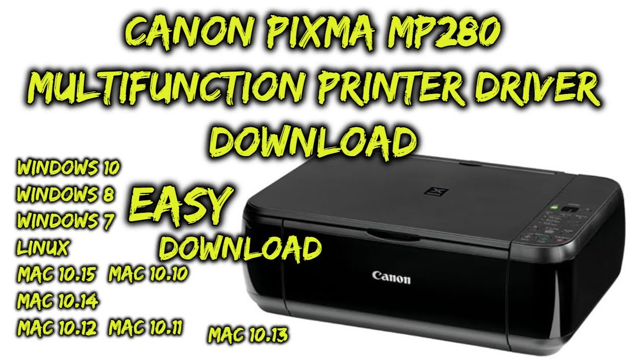 canon pixma mp280 scanner driver download