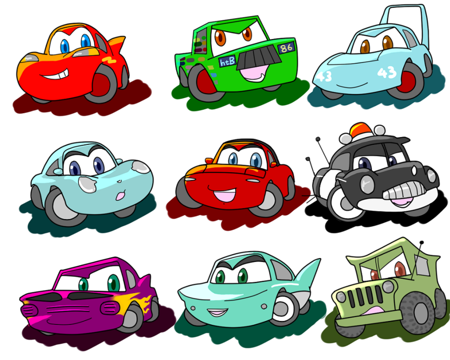 cars chibi