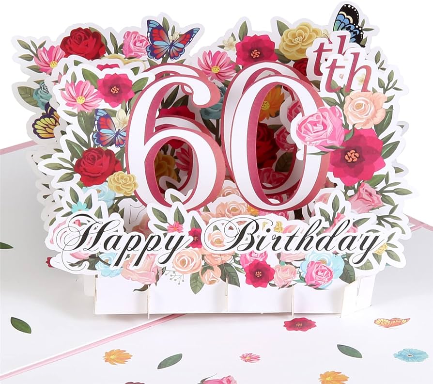 happy 60th birthday images for her