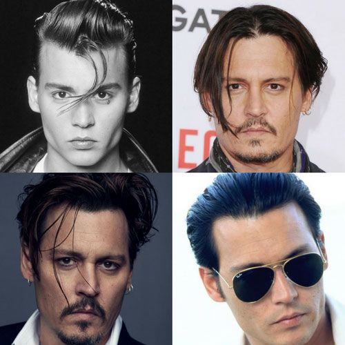 johnny depp hairstyles