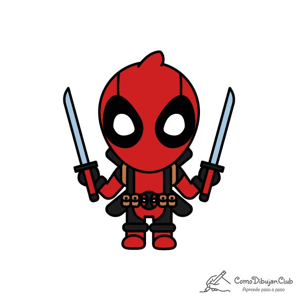 deadpool para dibujar