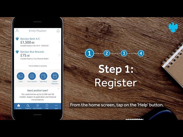 how to get 8 digit activation code for barclays app