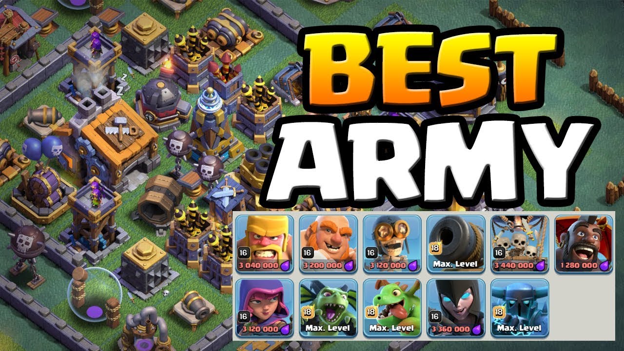 clash of clans best army