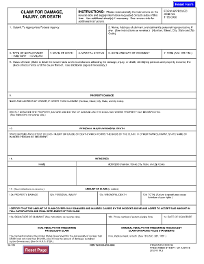 sf91 form