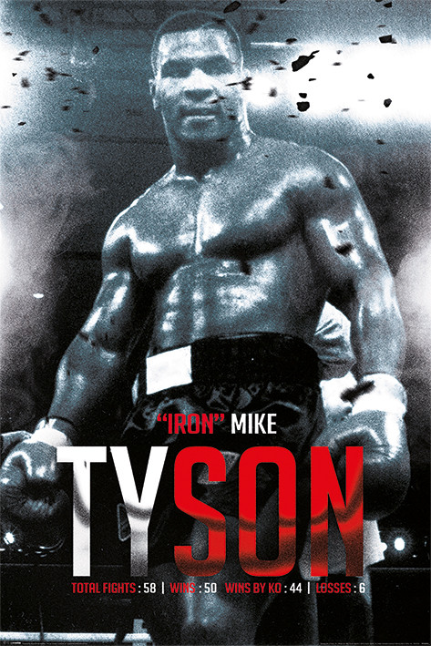 mike tyson boxing posters