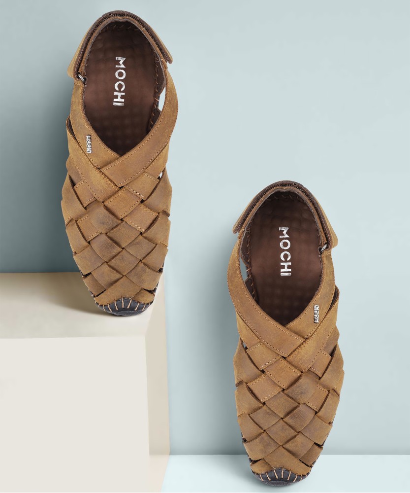 mochi men tan sandals