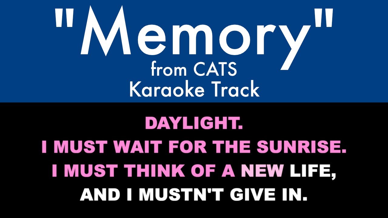 memory from cats lyrics