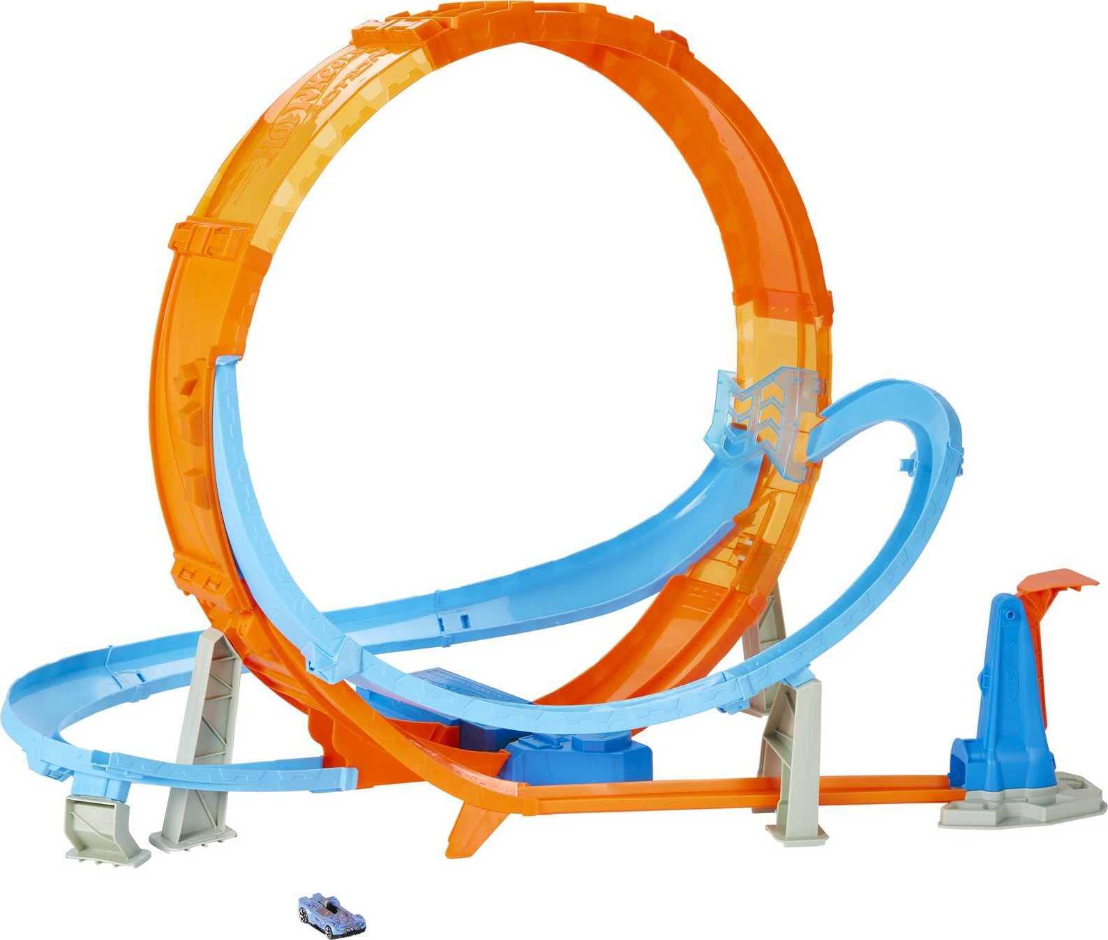 hot wheels race track loop