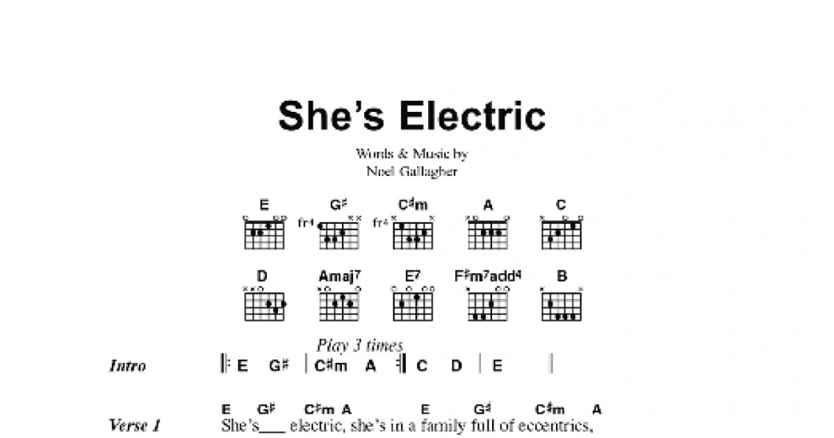 shes electric chords