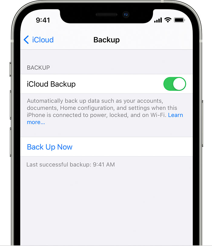 icloud backup iphone