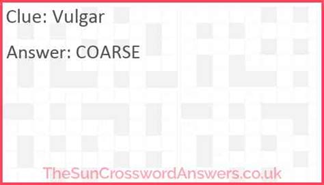 obscene crossword clue