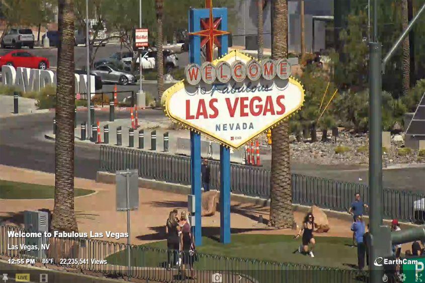 welcome to las vegas sign webcam