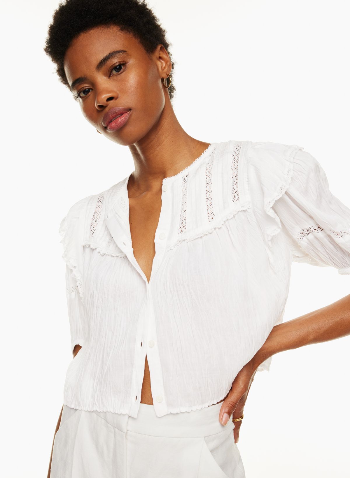 aritzia white tops