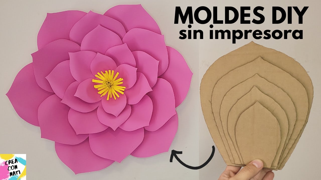 moldes para flores