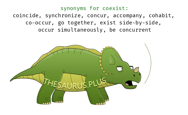 coexist synonym