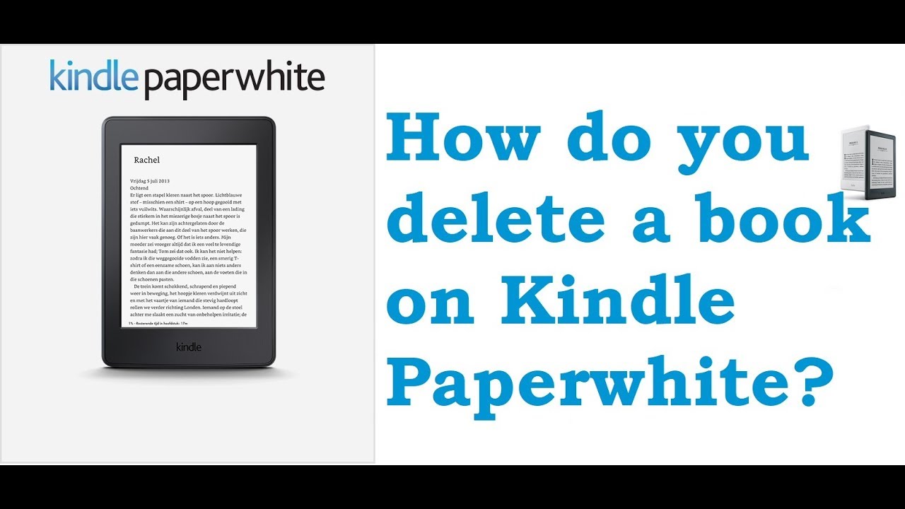 how to remove books from kindle paperwhite