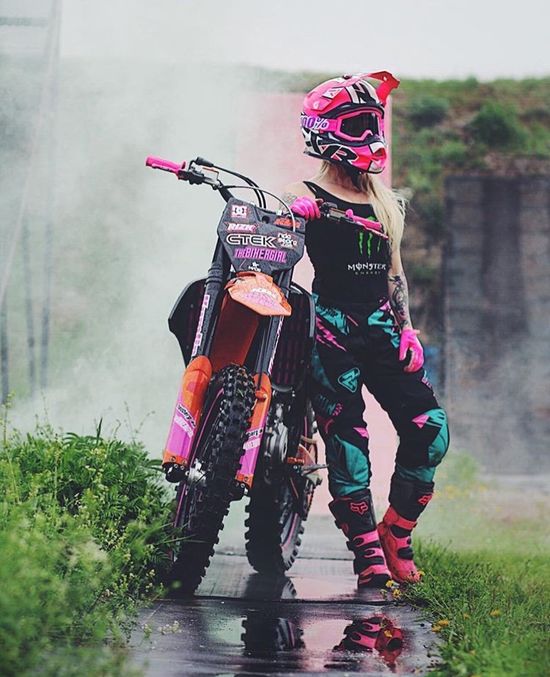 imagenes de motocross chicas