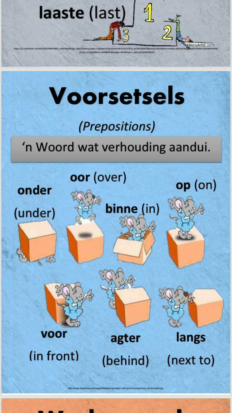 voorsetsels