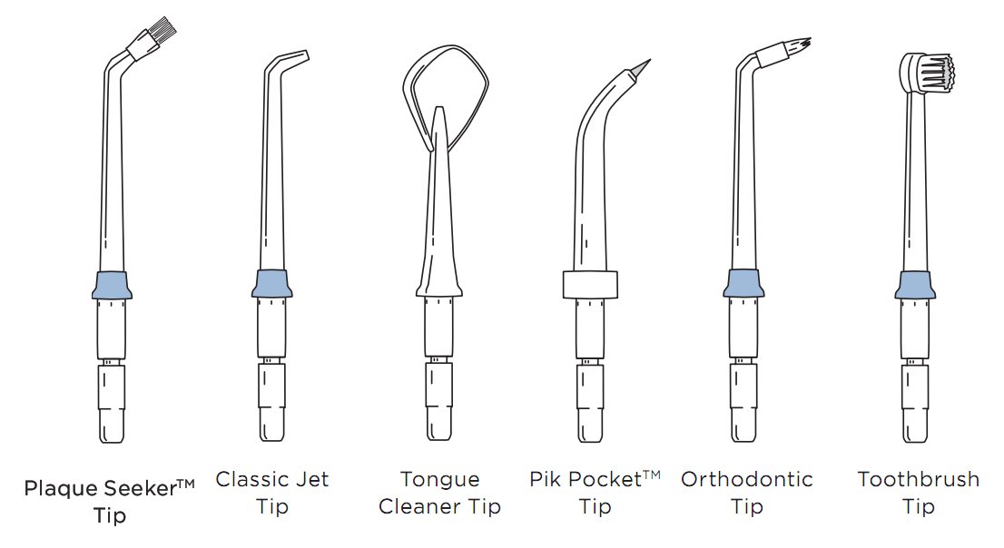 waterpik flosser head