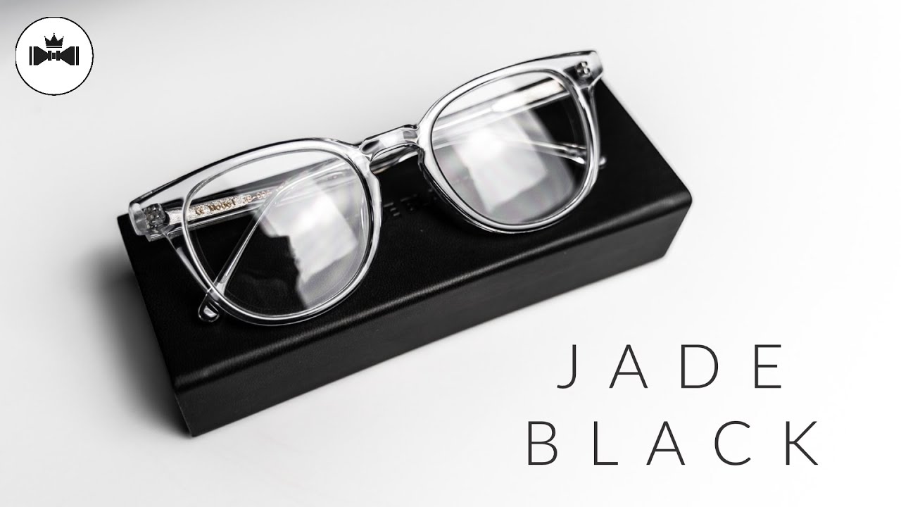 jade black glasses