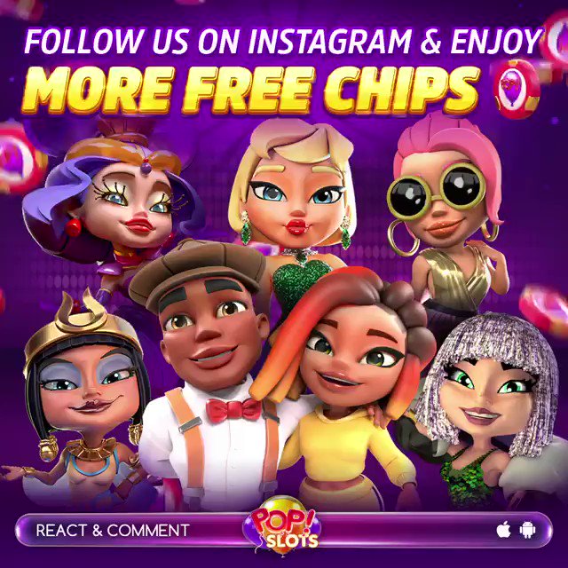 pop slots free chip