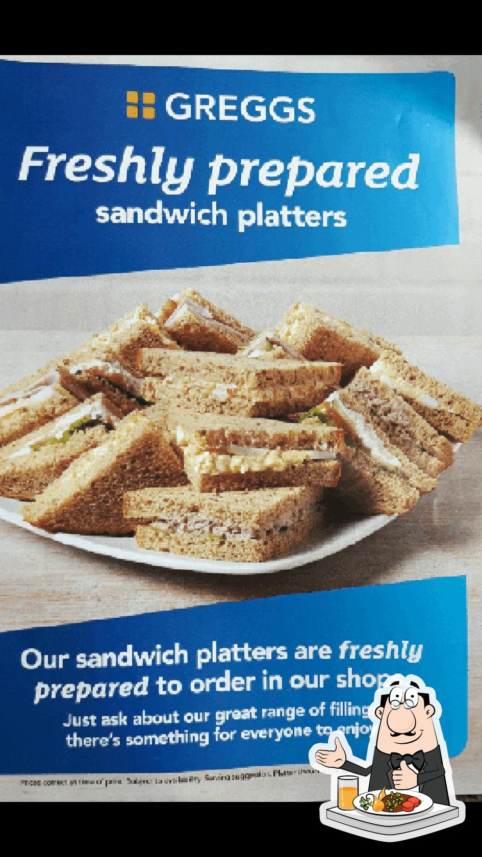 greggs platters menu