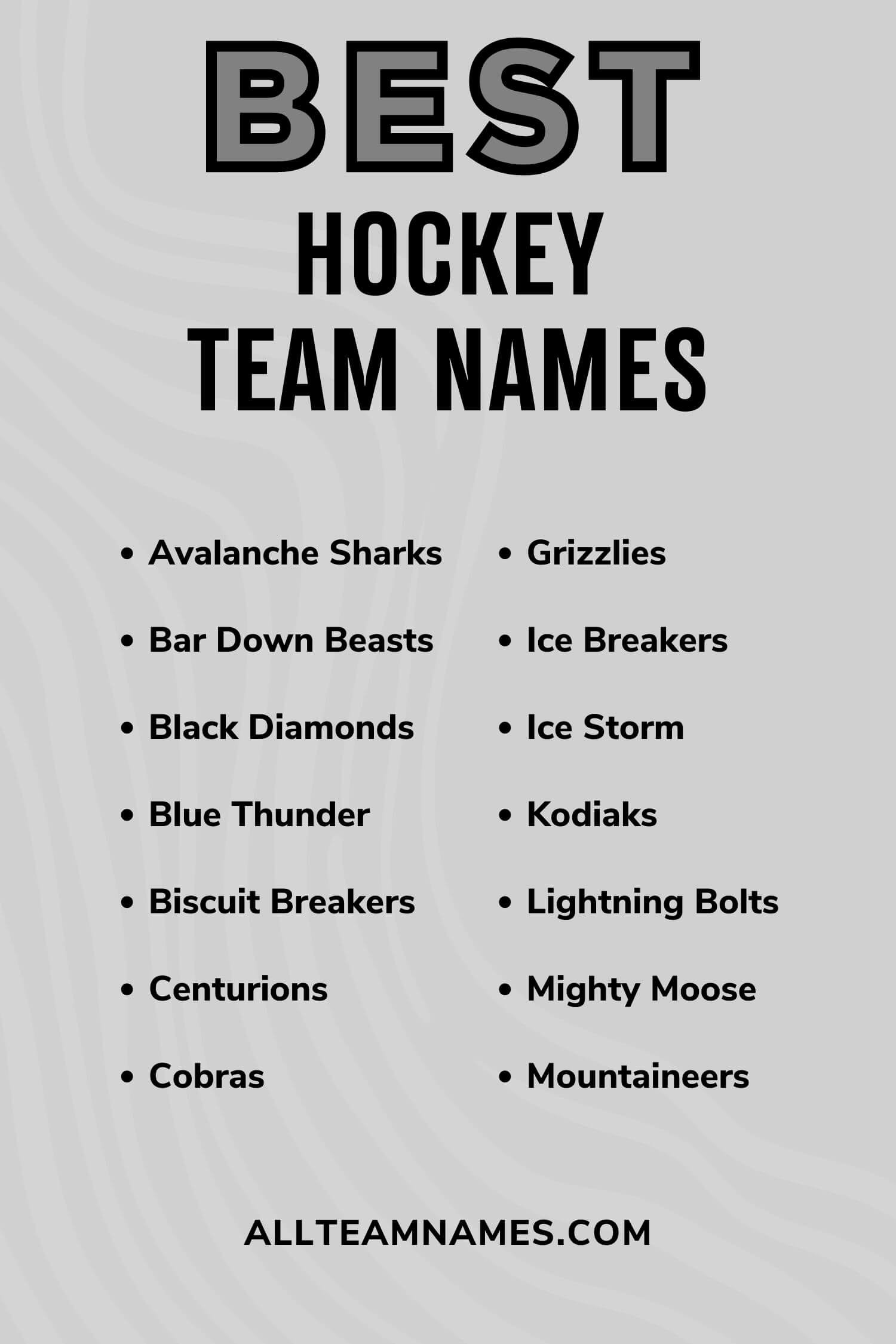 ice hockey team name generator