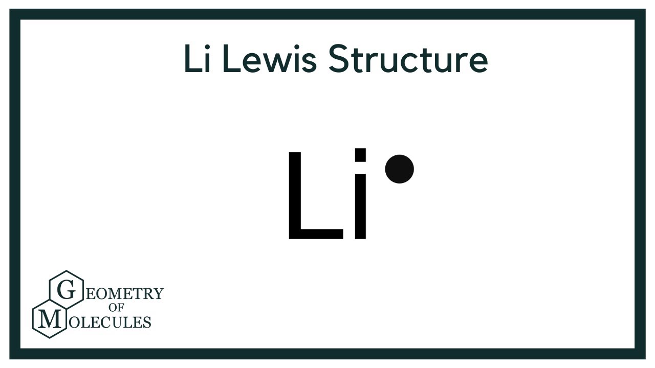 lewis structure for lithium