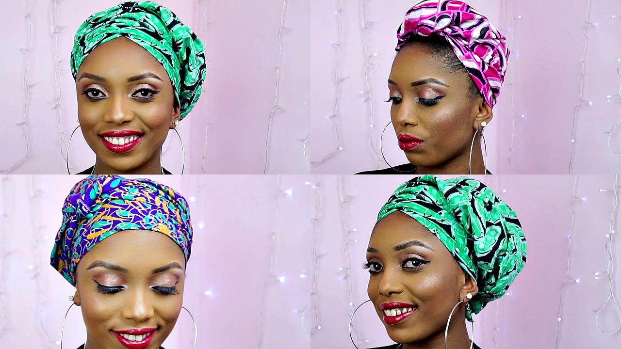 how to make african head wraps