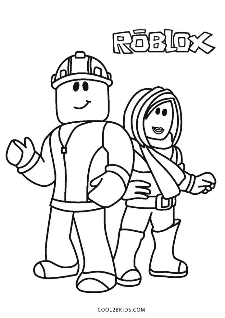 dibujo de roblox para colorear