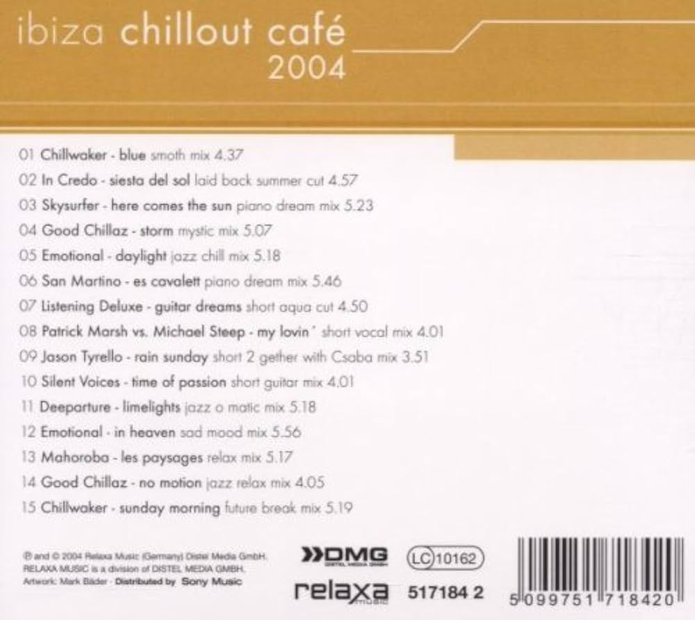 ibiza chillout cafe 2004