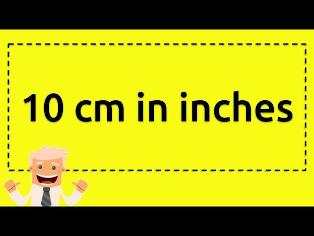 1 0 cm to inches