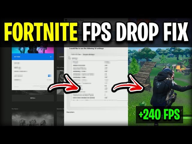 fortnite fps drops