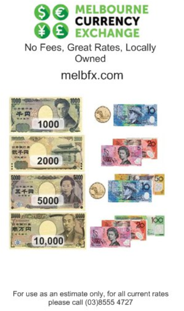 1000 yen to aud