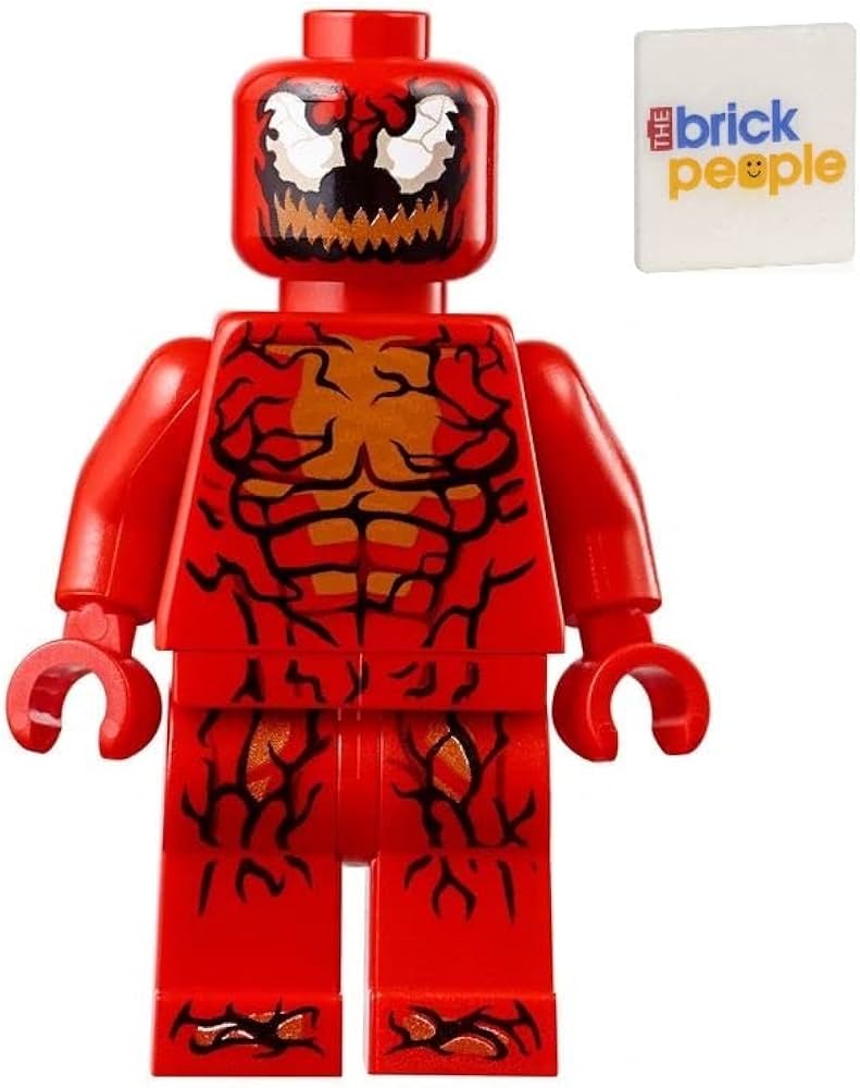 lego carnage minifigure