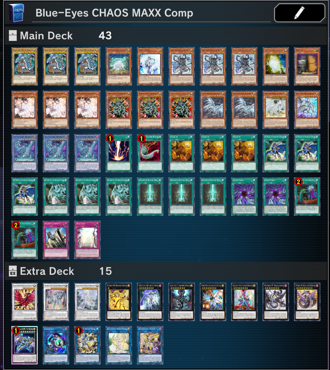 chaos deck yu gi oh