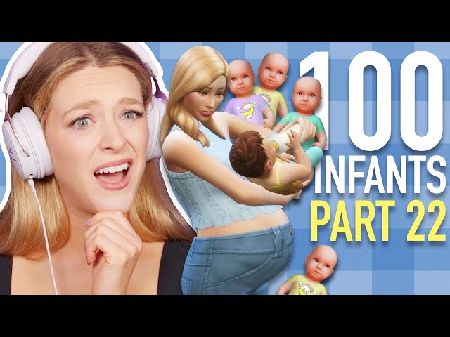 100 baby challenge sims 4 infants