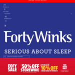 forty winks promotional code