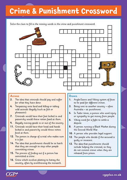 punish crossword