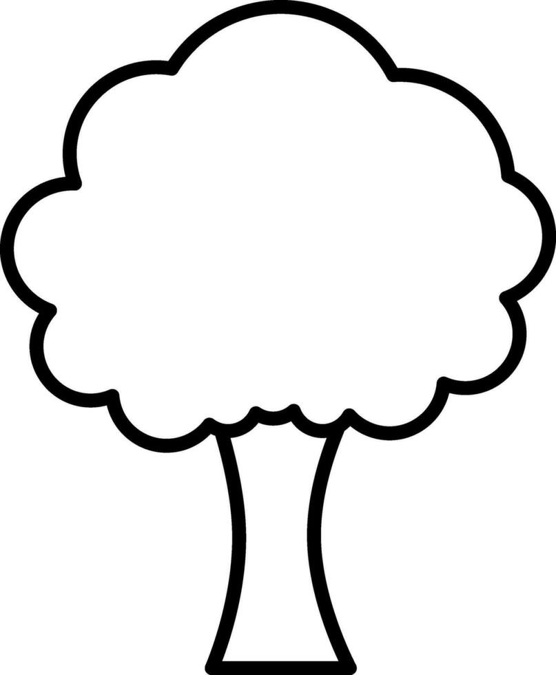 tree clip art black and white