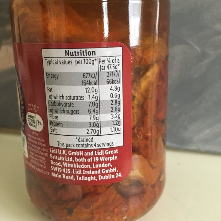 sun dried tomatoes lidl