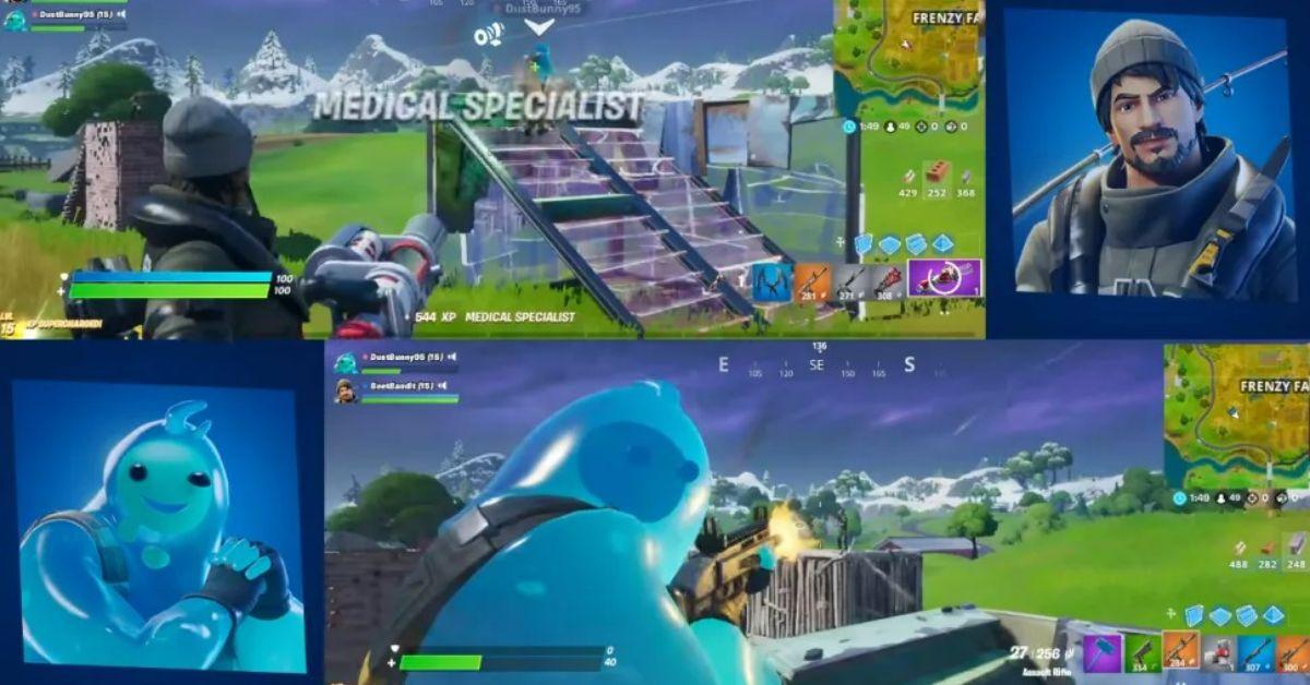 fortnite switch split screen