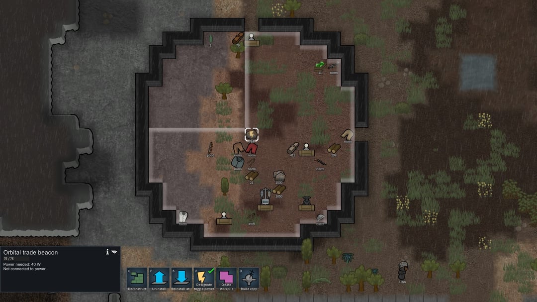 orbital trade beacon rimworld