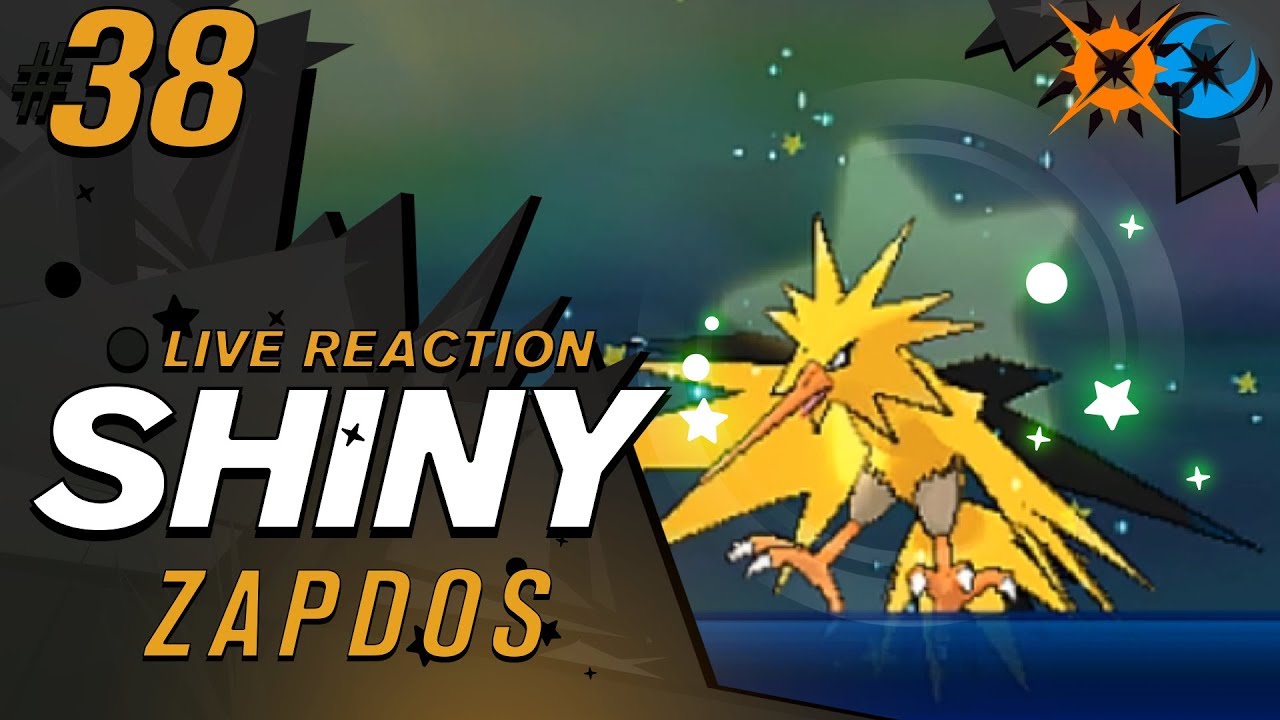 shiny zapdos ultra sun