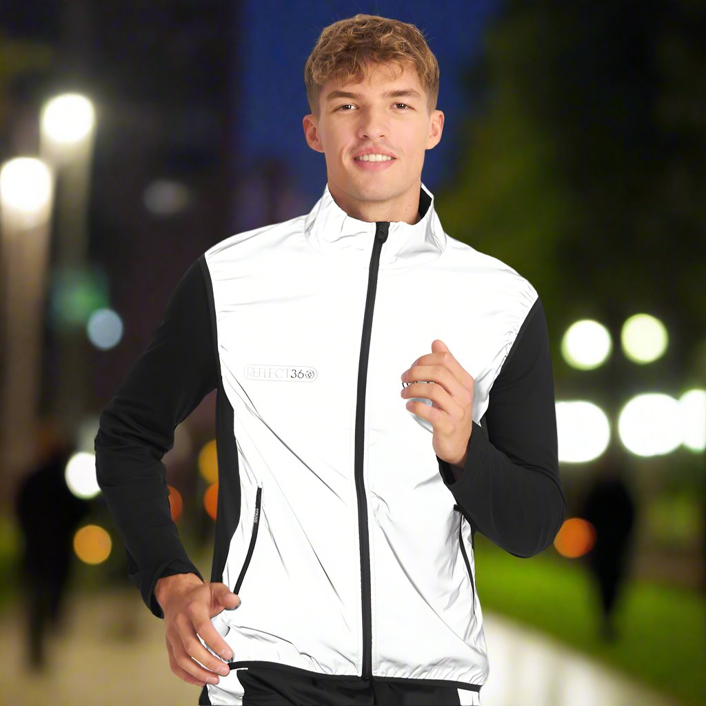 reflective running gilet