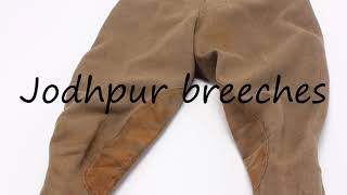 jodhpurs pronunciation