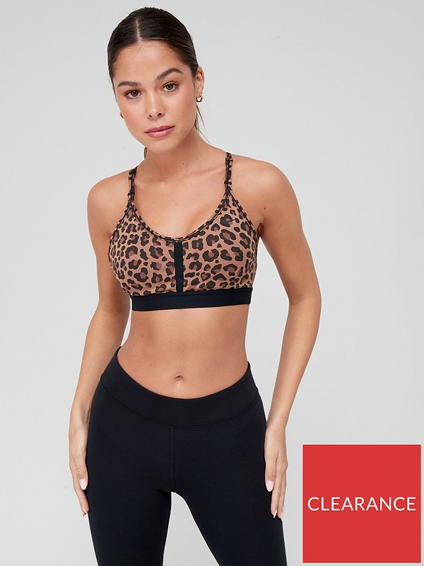 nike leopard sports bra