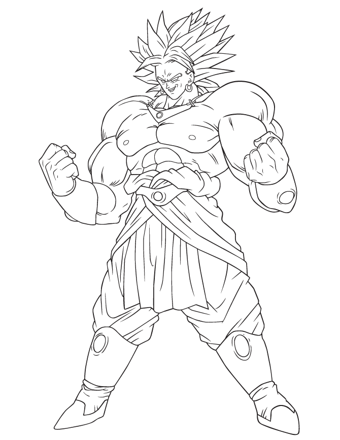 dragon ball z coloring pages