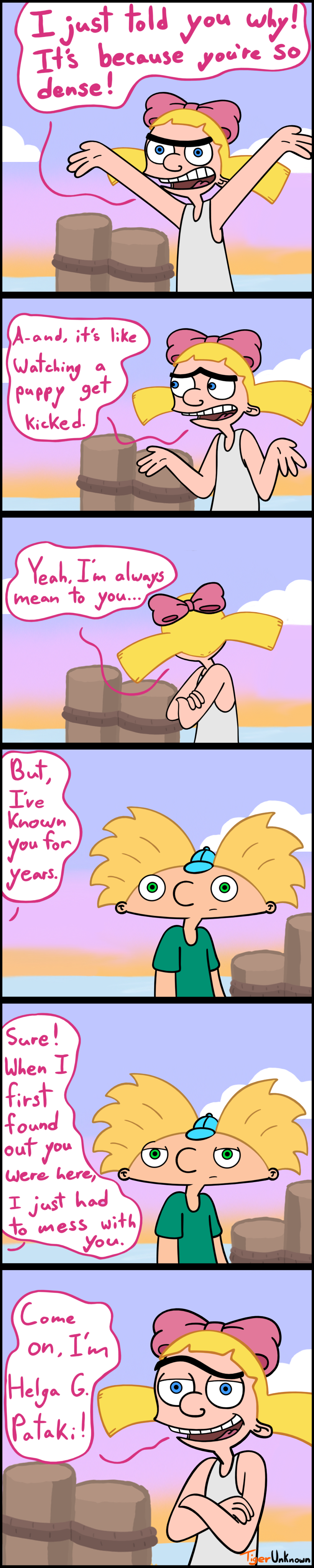 arnold x helga comic